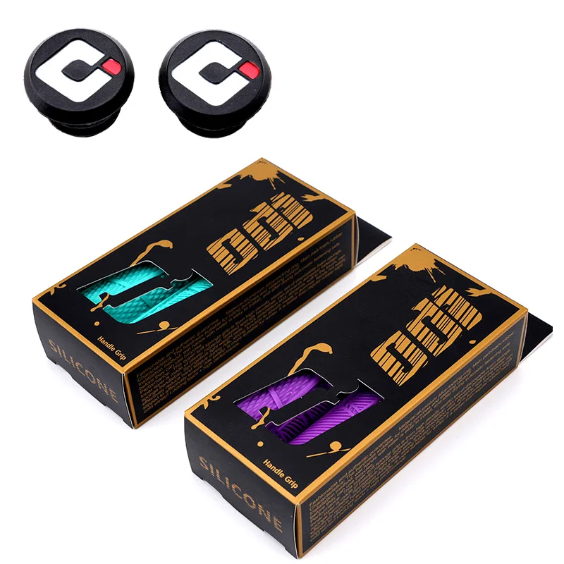 1pair MTB Silicone Bicycle Handlebar Grips Mountain Bike Grips BMX Fixie Bike Soft Grips Shockproof Cycling Parts Accessories view 6