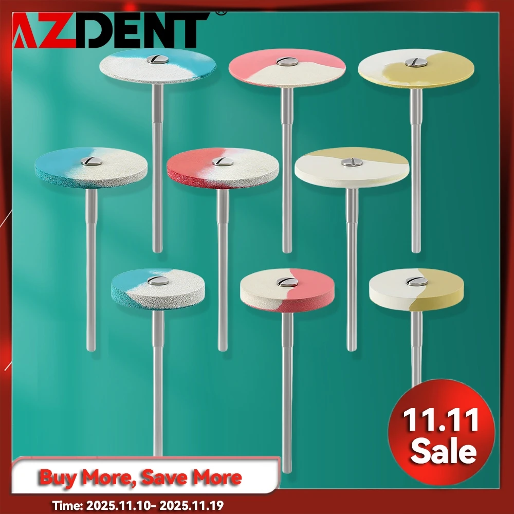 

Azdent стоматологический резиновый полировщик, диск для фарфора, восстановления циркония, польский HP2,35 мм, лабораторные инструменты, стоматология