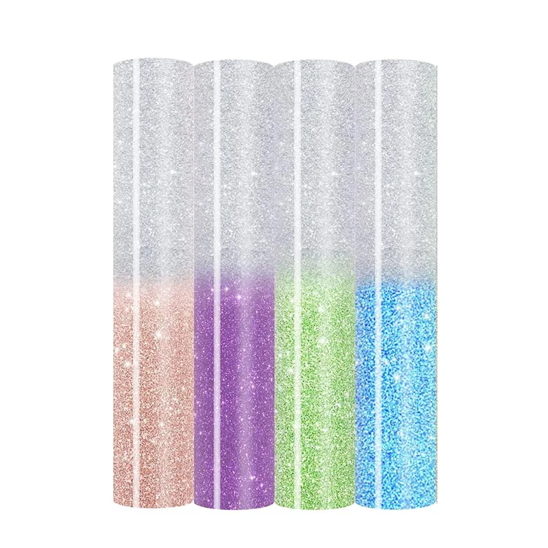 7 Uds. Vinilo de transferencia de calor con cambio de Color UV, película de transferencia de calor con cambio de Color Flash de 7 hojas