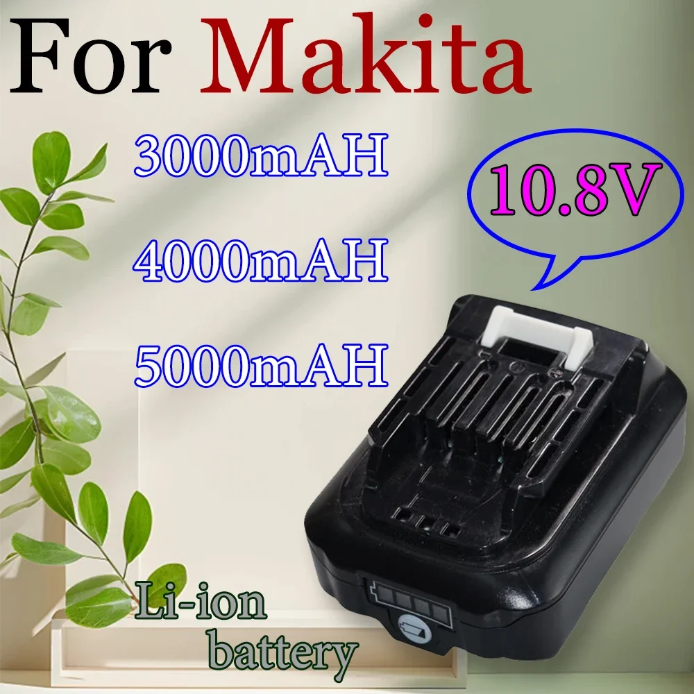 

Литий-ионный аккумулятор для Makita 12 В 197390-1 BL1015 1973901 BL1021B BL1041B BL1015B BL1020B BL1040B 6000 мАч, литий-ионный аккумулятор