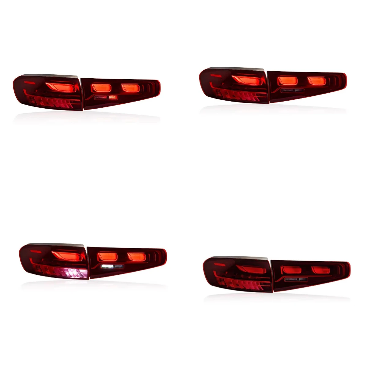

For 20-23 Mercedes-Benz GLS 167 Tail Light Assembly New Dynamic LED Sequential Turn Signal Red Lens Color 12V Voltage