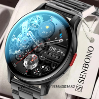 TJXL-SENBONO 2023 MAX11 AMOLED SmartWatch Men 1.43'' Always on Display HD Big Screen AI Voice Blue Tooth Call Watch Women Smart