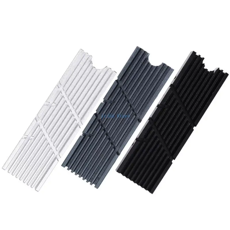 

583D High Conductivity Aluminum Heatsink Coolers For M.2 2280 NVMe Solid Disk Drive Thermals Management for Upgrades