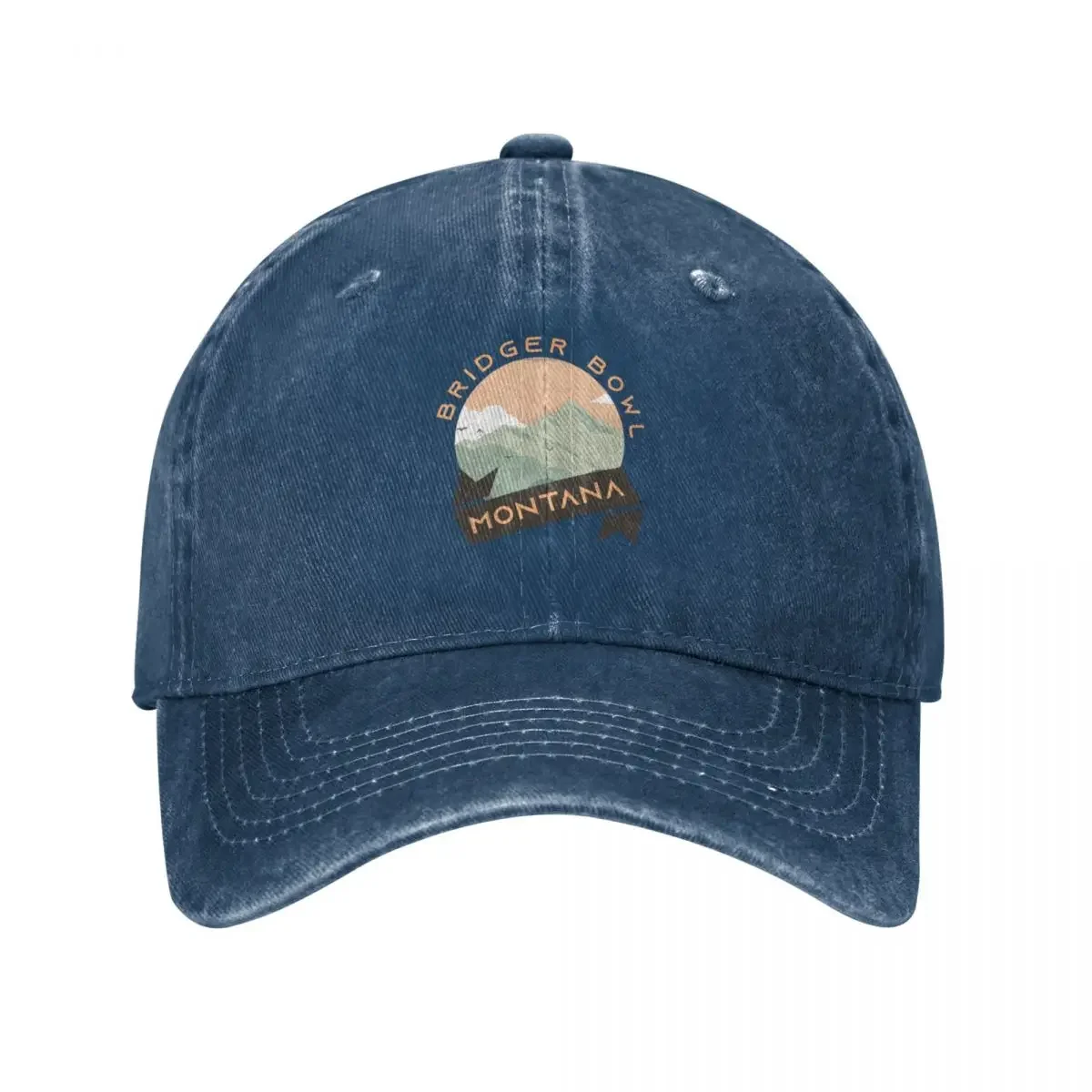 Bridger Bowl Montana, Bozeman, Ski Resort, Hiking, Modern Style Baseball Cap Mountaineering hiking hat Caps For Men Women's