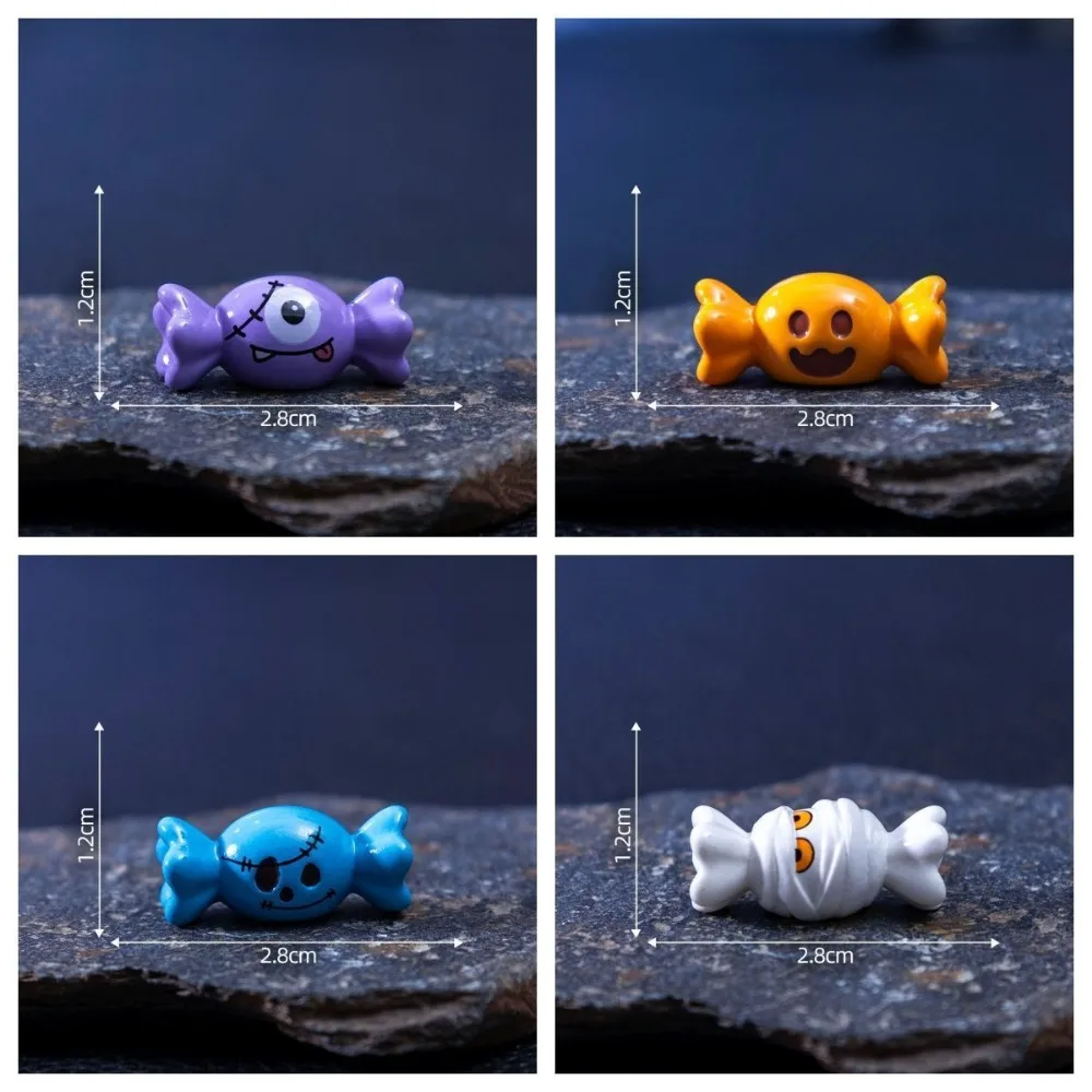 Halloween series candy pumpkin figurines, cute DIY decoration accessories view 6