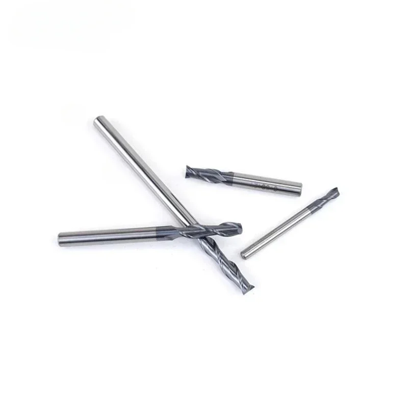 Milling Cutter Alloy Coating Tungsten Steel Cnc Maching 2 Blade Endmills Wholesale Top Milling Cutter Kit Milling Machine Tools