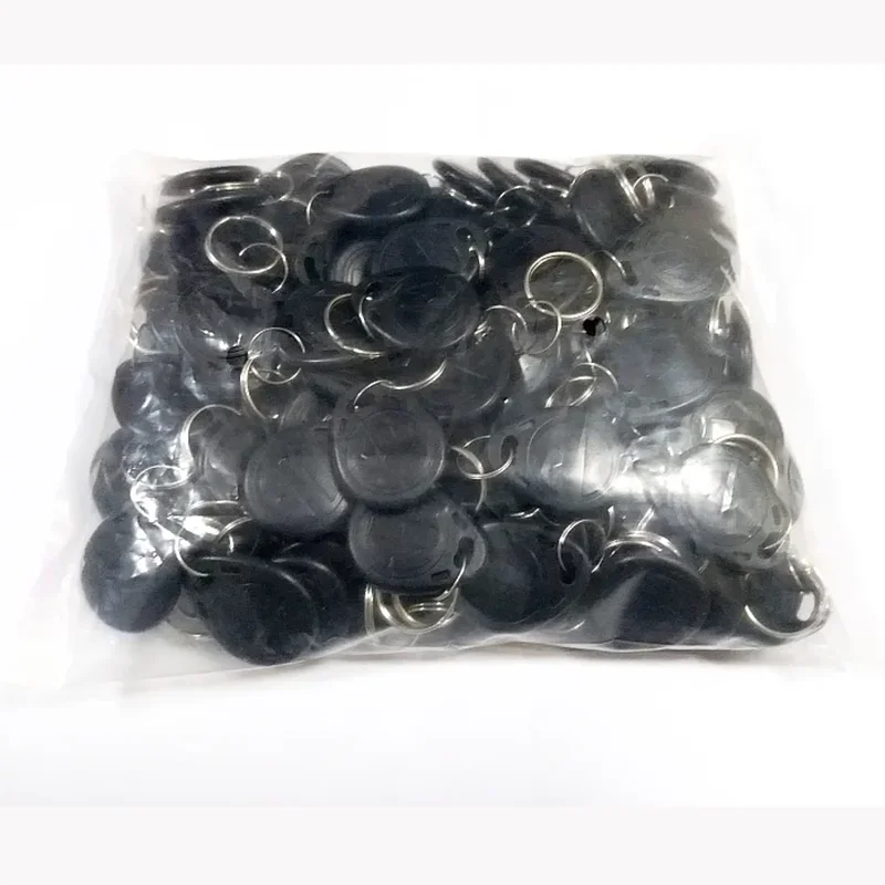 100 Stuks Waterdichte Em4305 T5577 Kopiëren Herschrijfbare Herschrijfbare Dubbele Rfid Tag Nabijheid Id Token Key Keyfob Ring Kloonkaart