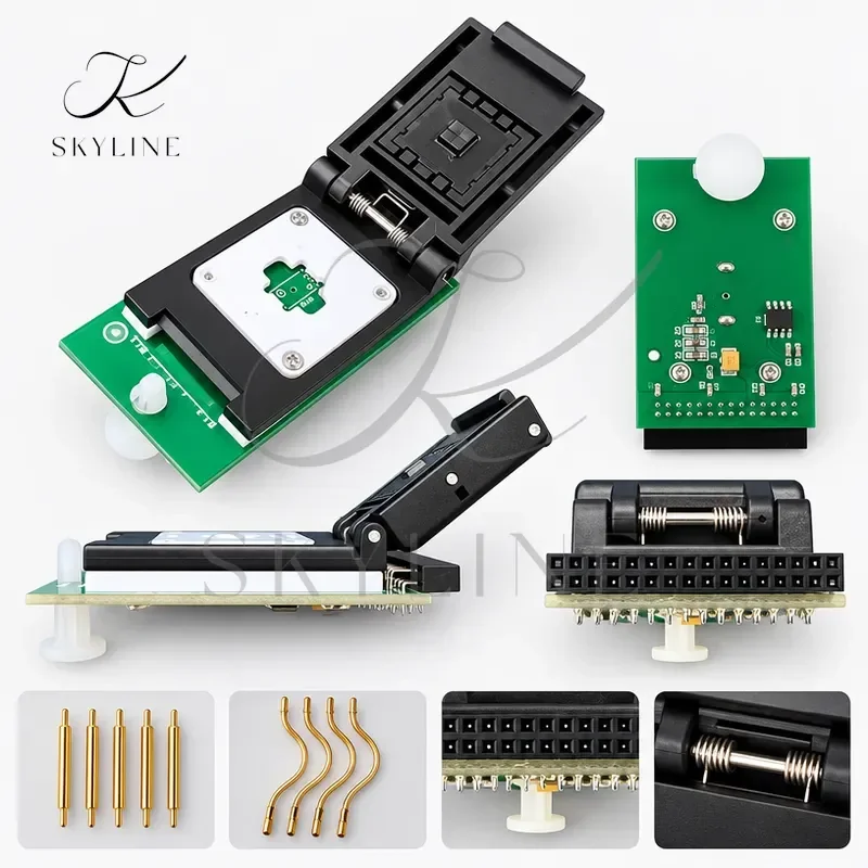 High Speed WSON8 6mmx8mm Adapter Probe Socket For SPI NAND And SD NAND