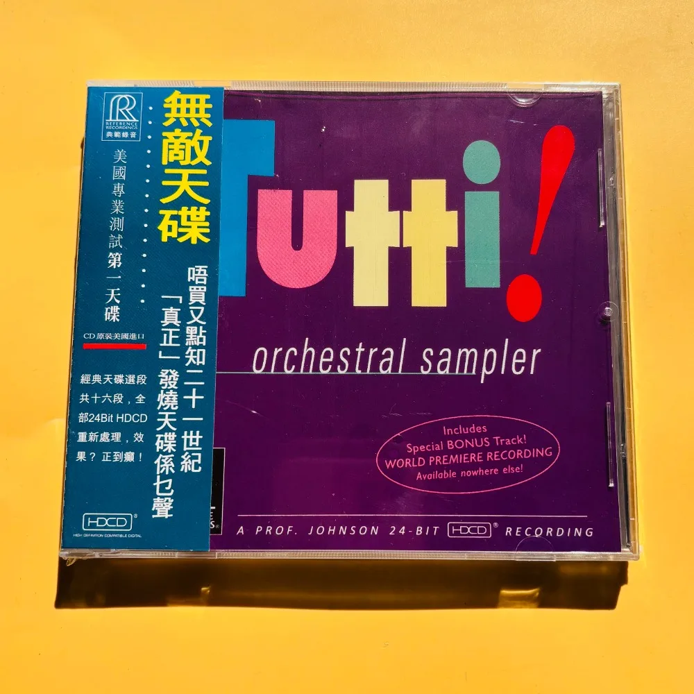 

Tutti Orchestral Sampler CD Audiophile Classical Music Invincible Test Disc Brand New Sealed In Stock
