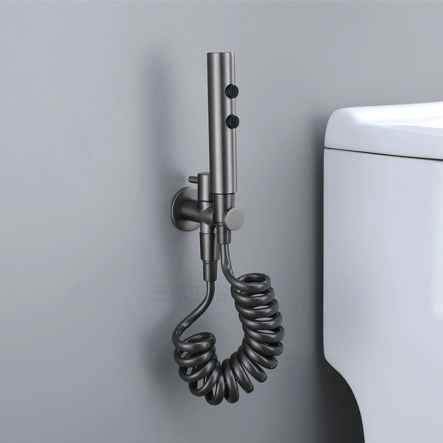 Gun Gray Toilet Spray Gun Copper Bidet Toilet Multi-Functional High-Pressure Washer Extremely Simple Style