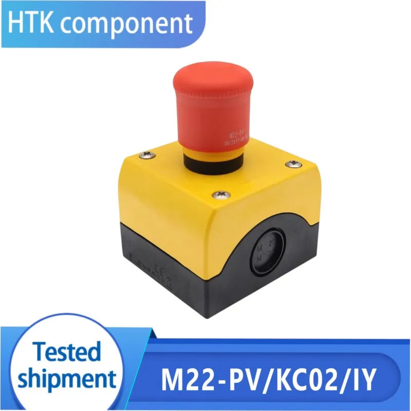 M22-PV/KC02/IY new and original Emergency stop button