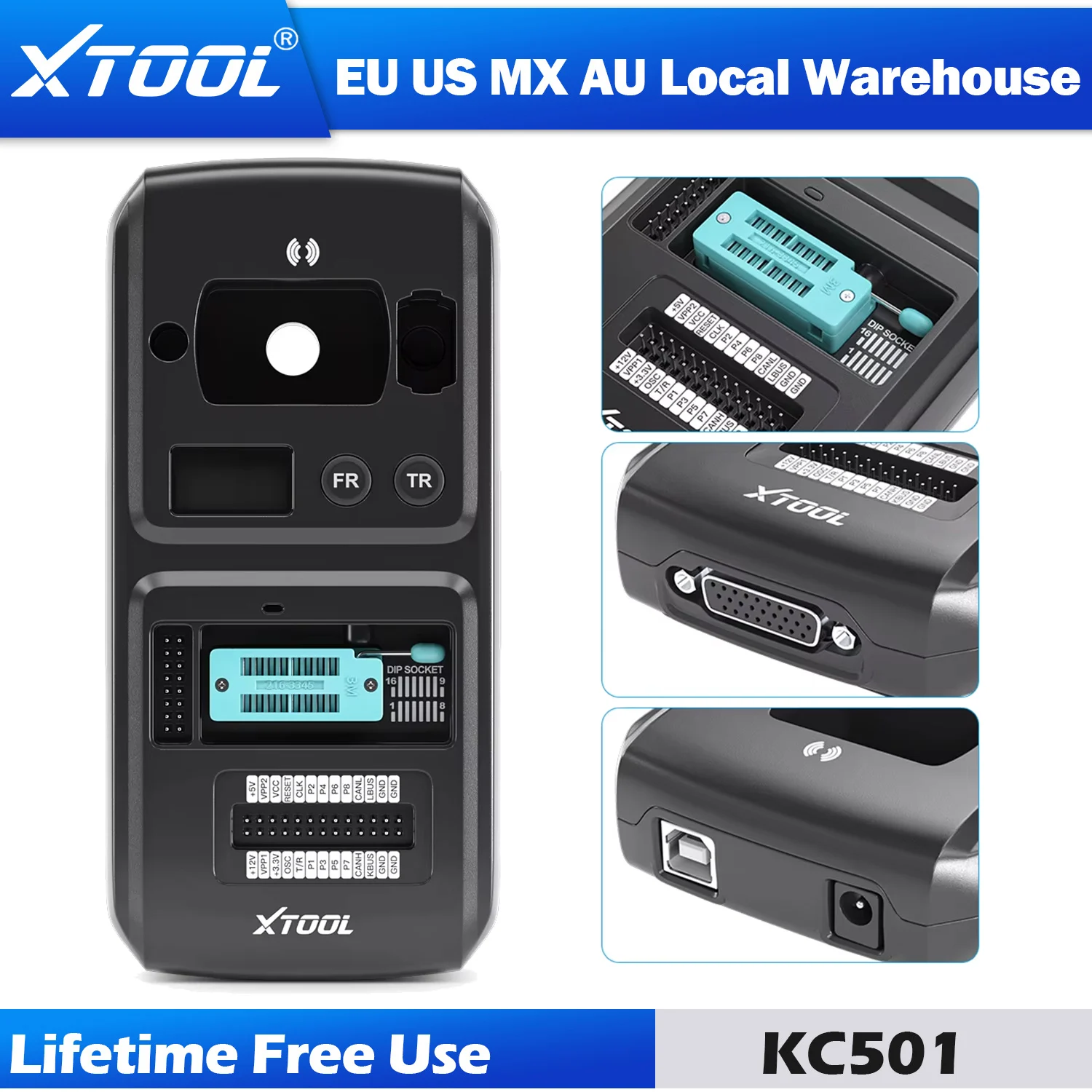 

2026 XTOOL KC501 Автомобильный программатор ключей для автомобилей, работает с XTOOL X100PAD3 X100MAX PAD3, профессиональные инструменты для программирования ключей при полной утере всех ключей