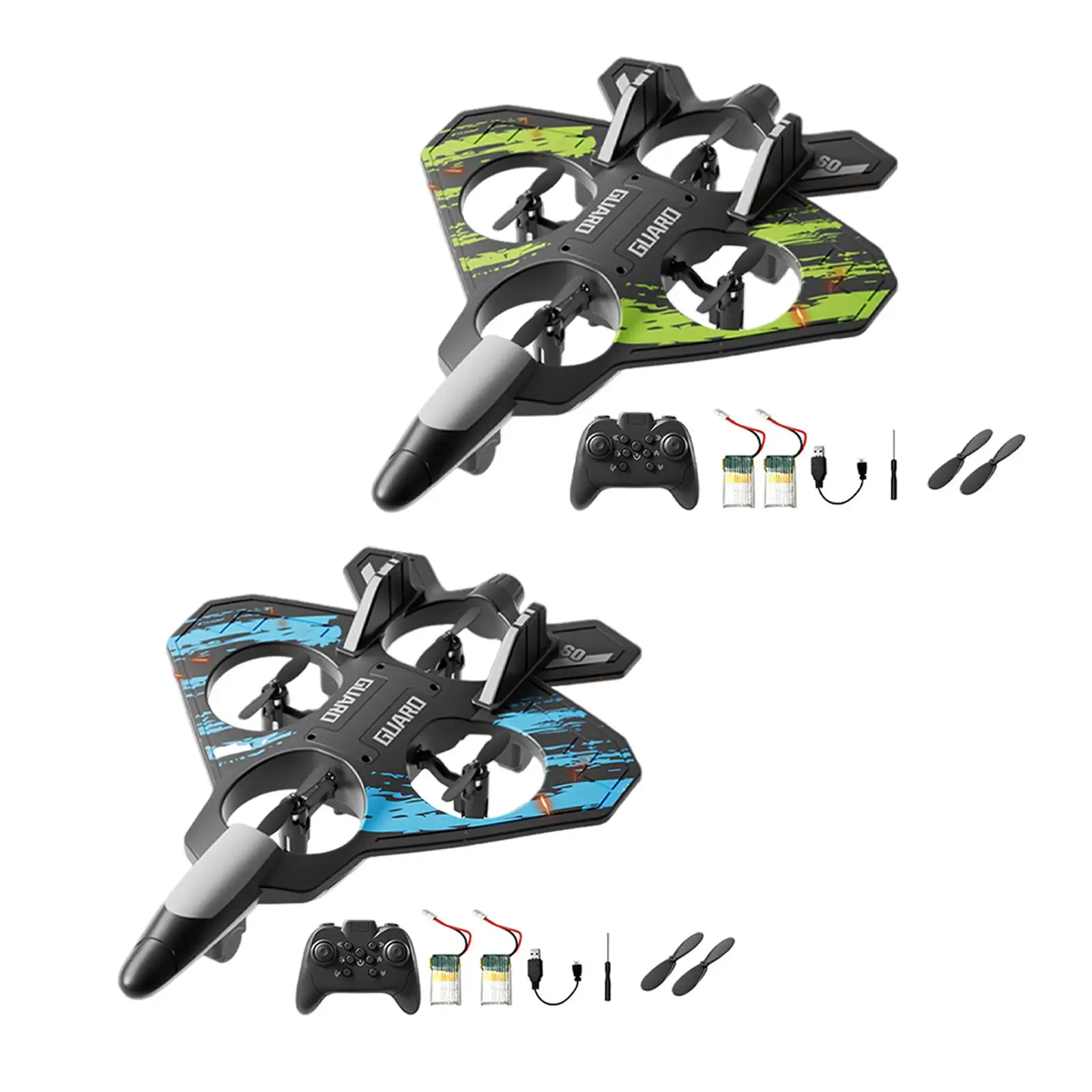 

Remote Control Airplane USB Recahrgeable 6 Channels with Colorful Lights Stunt Roll Drop Resistant Gifts for Kids Boys RC Glider