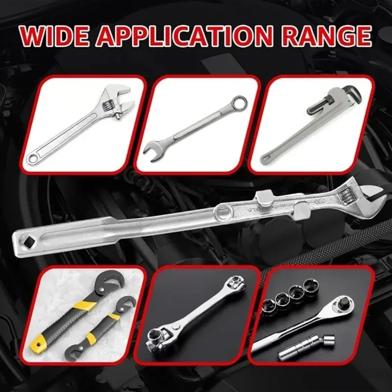 Universal Wrench Extension Tool Torque Wrench Extension Kit Square Hole For Universal Wrenches Mechanic Torque Tool