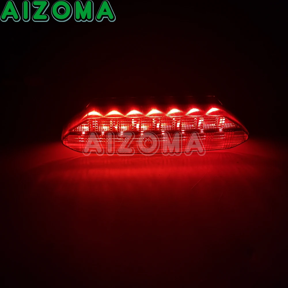 ATV LED الضوء الخلفي الجمعية الفرامل وقف تشغيل مصباح لياماها YZF 450 YFZ450R YFZ450X رابتور 700 700R 2006-2018 دخان الذيل ضوء #5