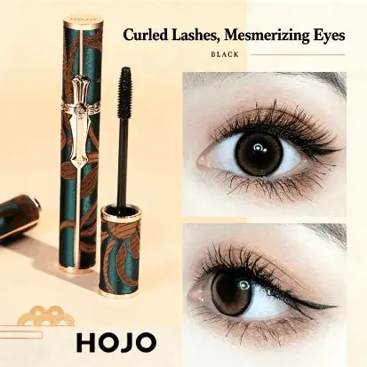 Peacock Feather Fan-Effect Curling Mascara: Lengthens, Volumizes, and Naturally Curls; Smudge-resistant with Long-lasting Hold.