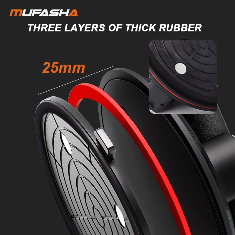 MUFASHA Motorized Suction Cups Use On Rough Surfaces For Portage Glass Tiles & Slabs Visible Pressure Gauges 8 Inch