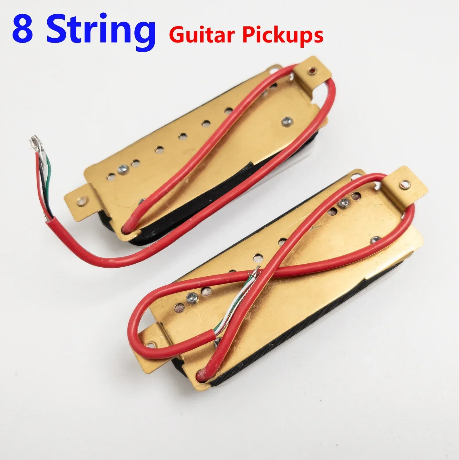 8 String Electric Guitar Pickups Set White Neck Bridge Humbucker Pickup 1 Set Guitar Accessoires
