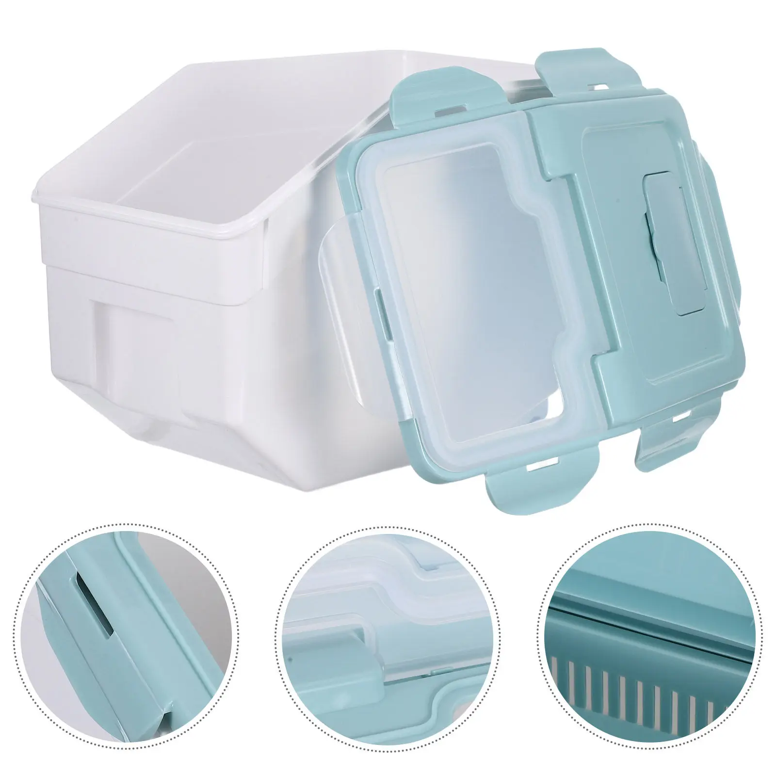 

Pet Container Dry Bucket Dog Food Container Storage Case For Pet Food Sealable Lid Moisture Proof Durable S Size Nordic