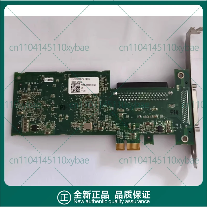 Used For Adaptec ASC-29320LPE PCI-E X1 SCSI hard disk array card with short bezel left