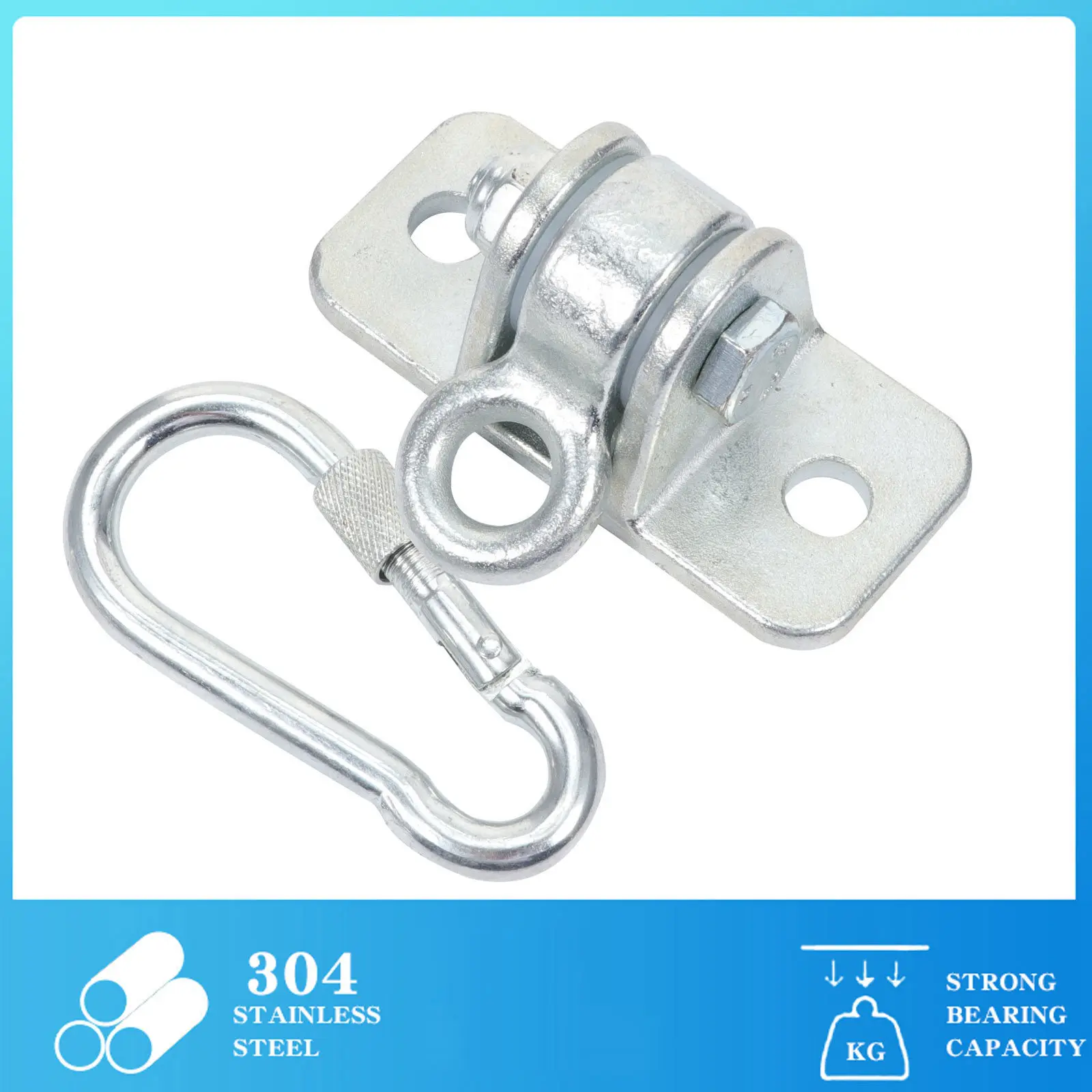 

1Set Reliable Swing Hook Set Premium Cast Steel Material for Swing Hammock Chair Rattan Chair Indoor Outdoor Installation