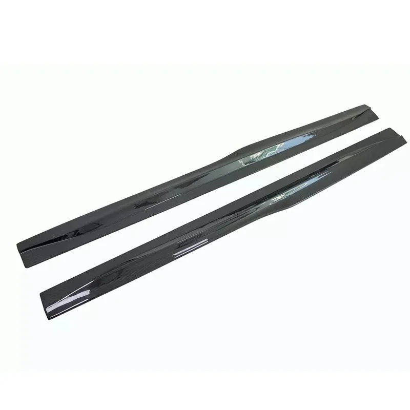 High Quality PM Style Carbon Fiber Side Skirts Car Accessories Suitable