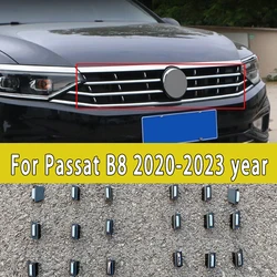 VW Passat B8.5 için ön ızgara Verchroomde 2021 2022 2023 2024 araba Styling yüksek yapılandırma standart baskı dekoratif şerit