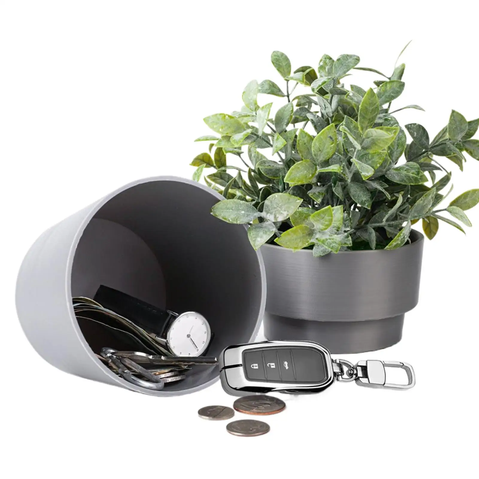 Realistic Money Storage Safe Box Simulation Flower Pot Divers-ion Safe Secret Hiddens Safe Lock Box Fake Flower Pot Containers