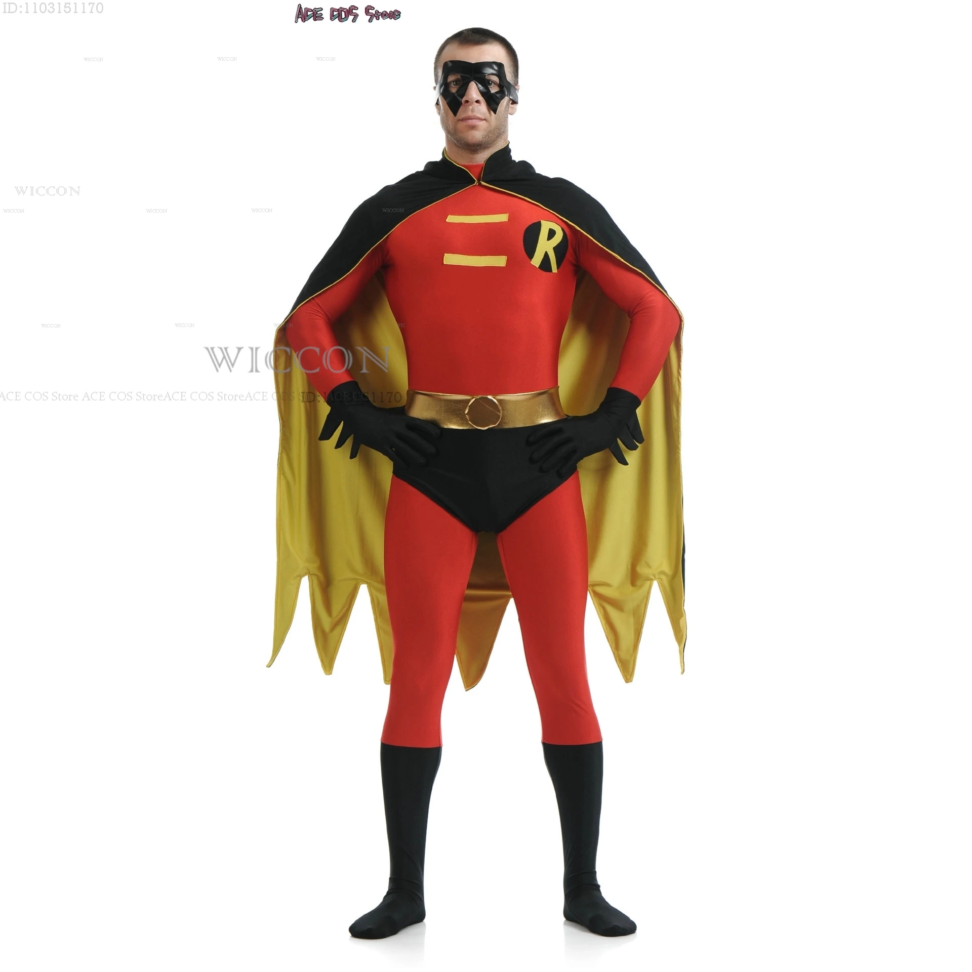 Combinaison Cosplay pour Adultes, Zentai, Anime, Teen Comic Titans, Smile Hero, C.Boy, Grayson, Proximité, Costume Cape, Halloween, Hommes Roleplay