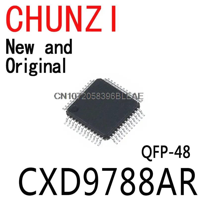 2PCS New and Original CXD9788 QFP48 CXD9788AR