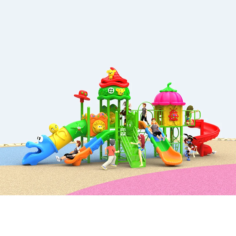 ia-Kindergarten Large Outdoor Slide Swing Combination Facility Residential Sales Department Children's Slide Amusement Park#