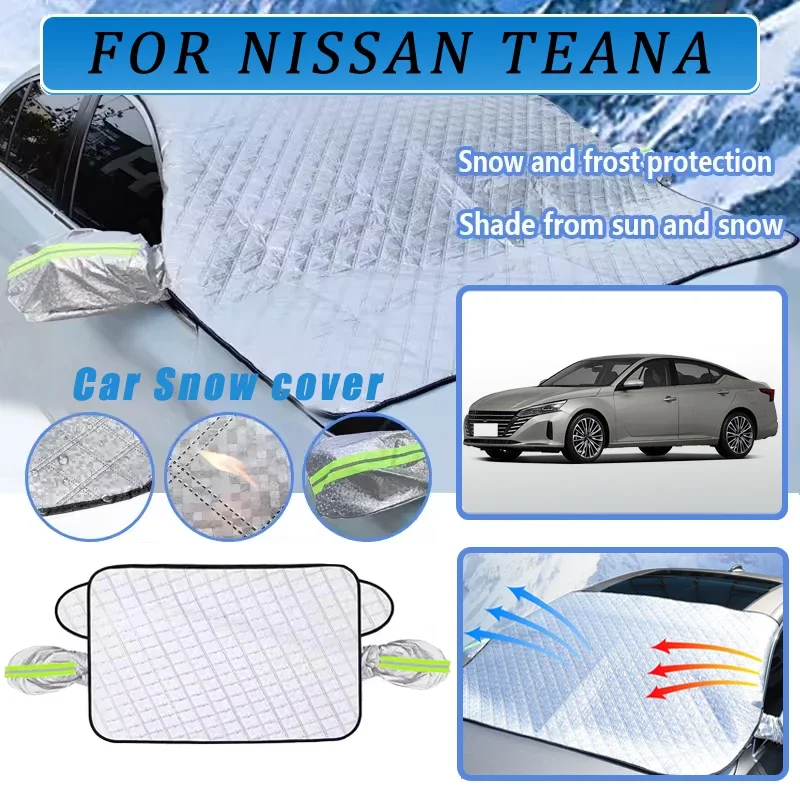 

Thickened Car Now Sunshade Windshield Cover With 5/9 Magnets UV Protection Anti Snowboard Sunlight For NISSAN TEANA