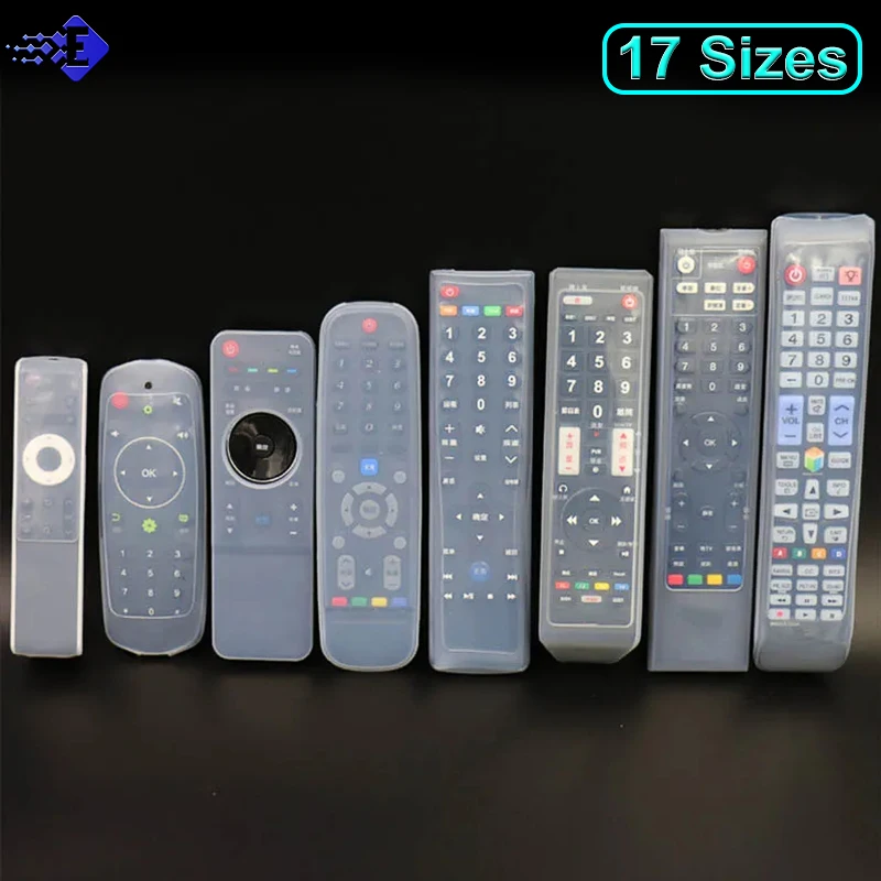 17 Sizes Dust Protect Protective Storage Bag Portable Silicone Air Condition Control Case TV Remote Control Cover