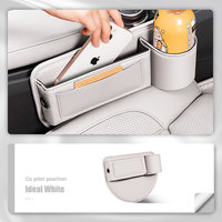 Car Seat Gap Storage Box Organizer Cup Holder Accessories for KIA RIO K3 K4 K5 k8 k9 Sportege Picanto Optima Soul Ceed Sorento