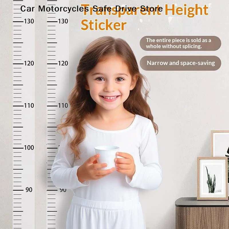 【M】Kids Height Wall Sticker Child Growth Tracker Adhesive Wall Decal Height Measuring Ruler Chart Sticker For Bedroom Wall Decor