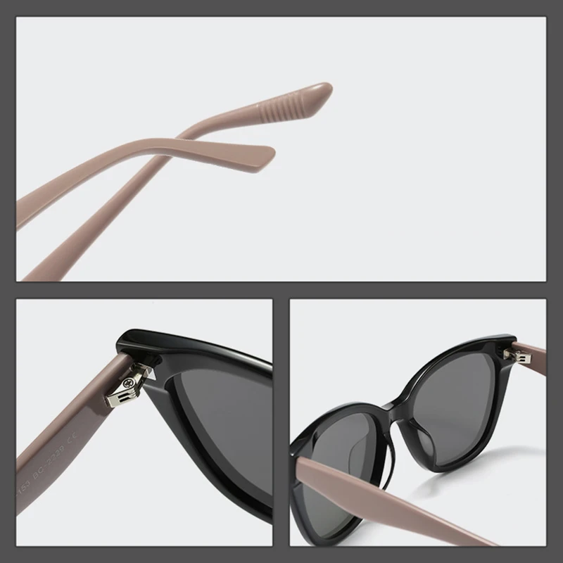 2025 جديد خلات عين القط نظارات شمسية كلاسيكية امرأة سوداء UV400 نظارات للقيادة النساء سيدة الموضة النظارات الإناث شعبية 143 مللي متر