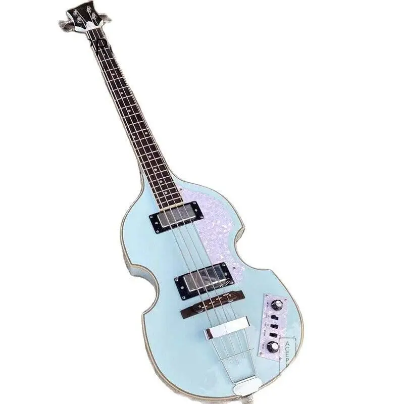 Upgrade 4 String  Electric Bass Guitar Violin Bass Chrome Hardware，Sutiable for beginners and professionals