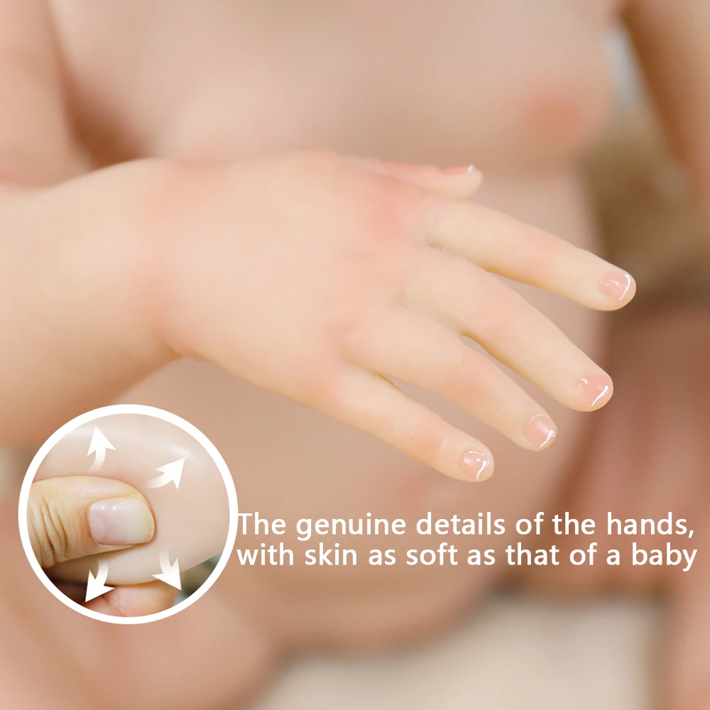 18 inch realistische herboren babypop tweeling weide full body siliconen vinyl al geschilderd collectible kunstpop speelgoed kerstcadeaus