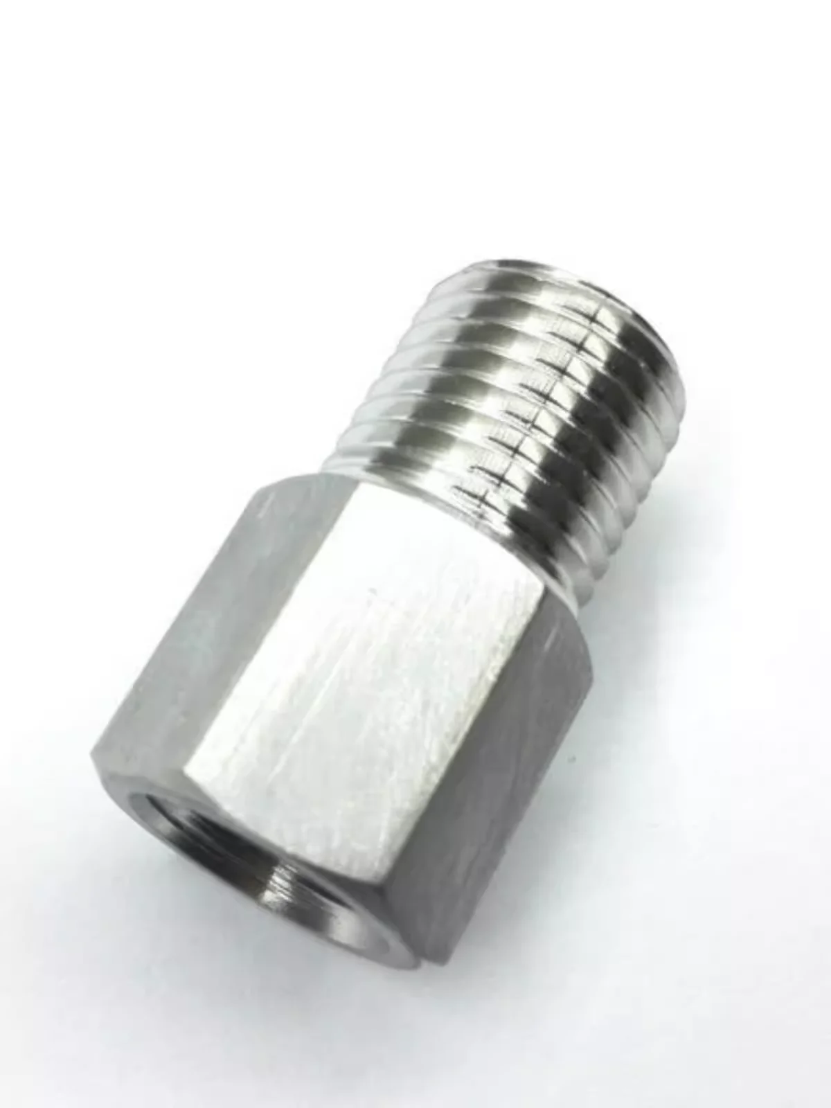 M14x1.5mm Female To M12x1.25mm Male 304 Stainless Steel Reducer Bushing Pipe Fitting Connector High Pressure Gauge