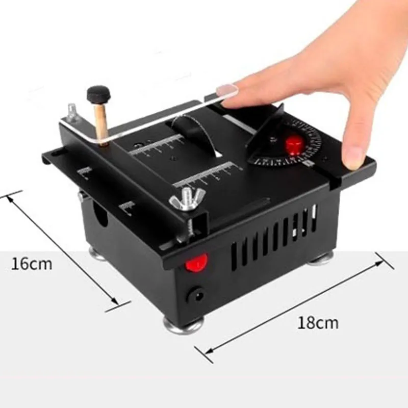 

0-90 Angle Cutting DIY Saw 7-Level Speed Adjustable Multifunctional Table Saws 0.1-16mm Grinding Support for Flexible Shaft