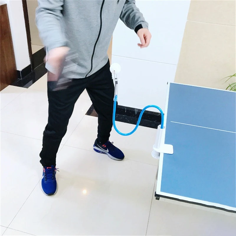 1Pc Table Tennis Trainer Ping Pong Ball Machine for Stroking Table Tennis Training Robot Fixed Rapid Rebound Devices