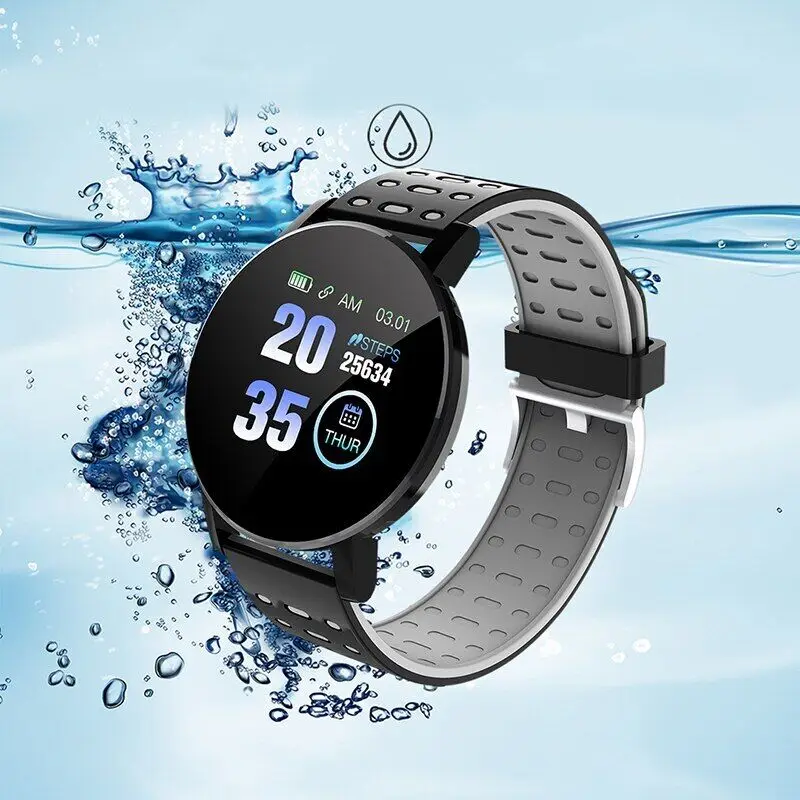 NEW 1.44inch Bluetooth 4.0 Led Digital Waterproof Smart Watch Children\'s Heart Rate Monitor Fitness Tracker Watch Boys and Girls