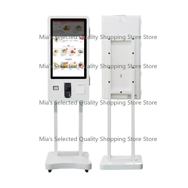 

32'' Touch Screen Self-Checkout Supermarket POS Kiosk with Payment System - Retail Check out Machine