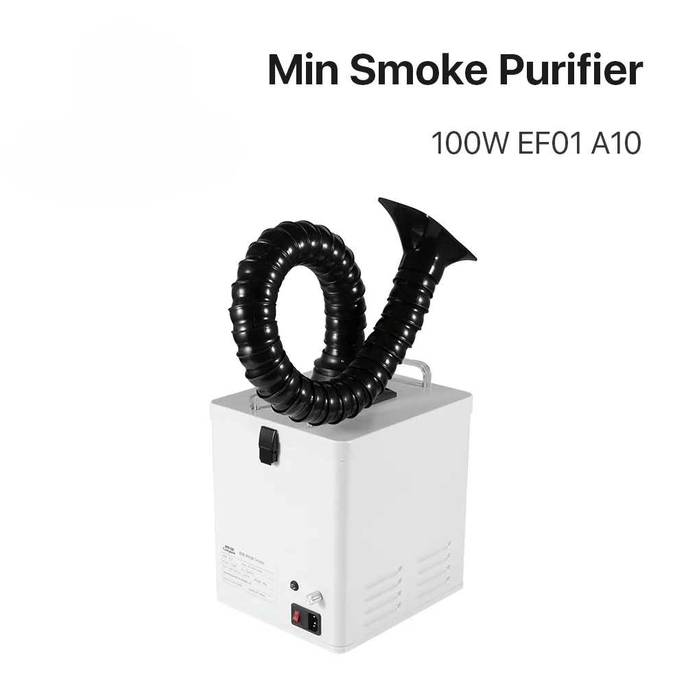 100 W Mini-Rauchreiniger, hocheffizient für Rauchabzug auf Laserschneid- und Markierungsprozess