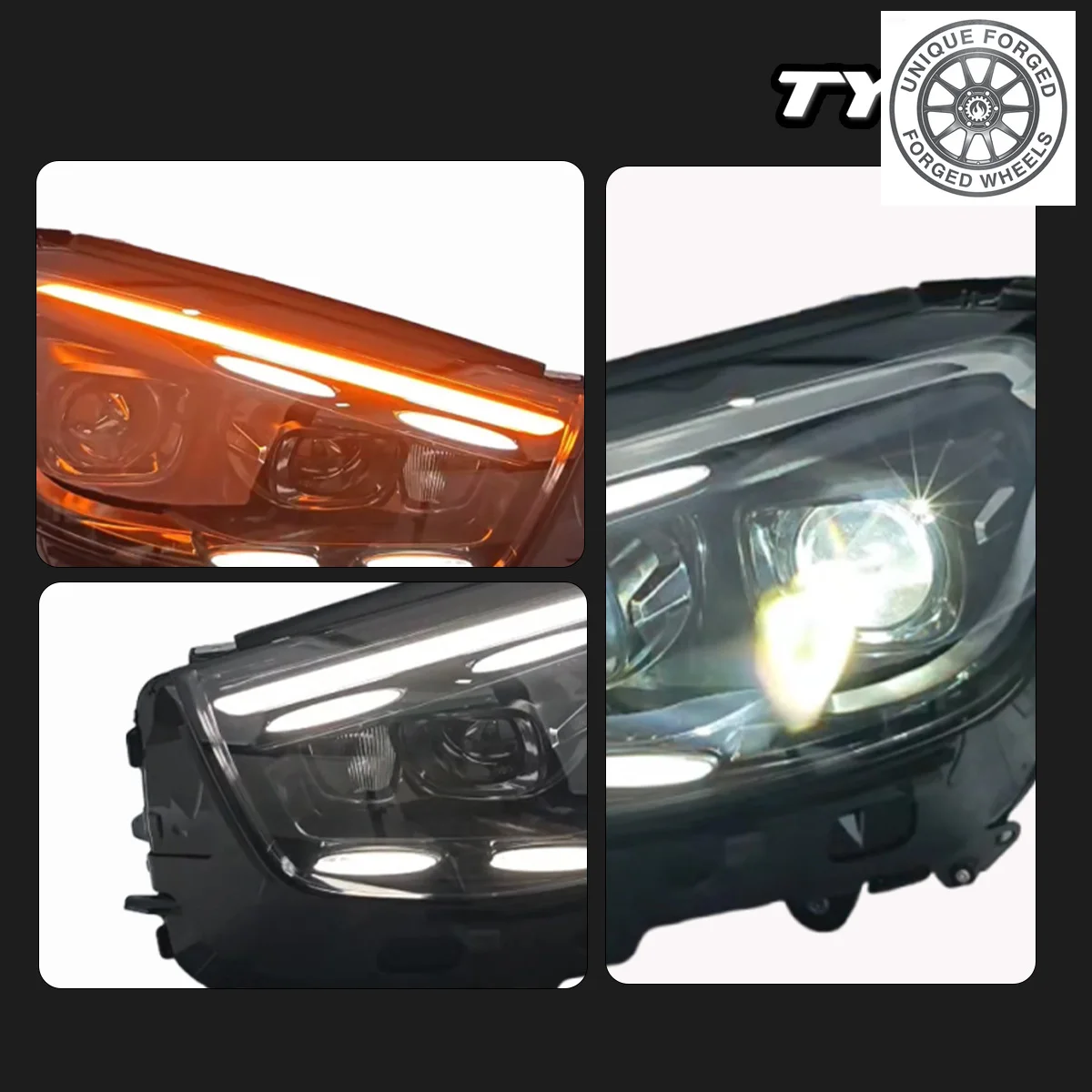 

BC Car For GLC 2016-2022 Headlight Upgrade Modified to New DRL Dynamic Turn Signal LED Headlight Auto Accsori