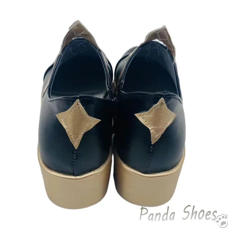 รองเท้าคอสเพลย์ Genshin Impact Montaglia Symphony สำหรับงานอนิเมะ เกม คอมมิค คอสเพลย์  พร็อพสำหรับงานคอนเวนชั่น ปาร์ตี้ฮาโลวีน