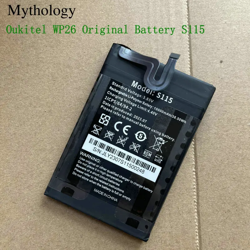 For Oukitel WP26 Battery S115 Original Bateria 10000mAh Mobile Phone Repair Parts