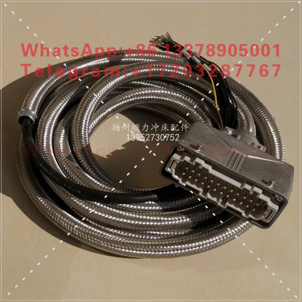 Punch press accessories JF/JH21/JM36/SP2 series button station cable assembly 19-core steel mesh braided tube