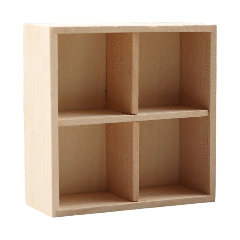 Ngôi nhà búp bê giáo dục dễ thương thu nhỏ bằng gỗ Zakka đồ chơi giả vờ chơi đồ chơi