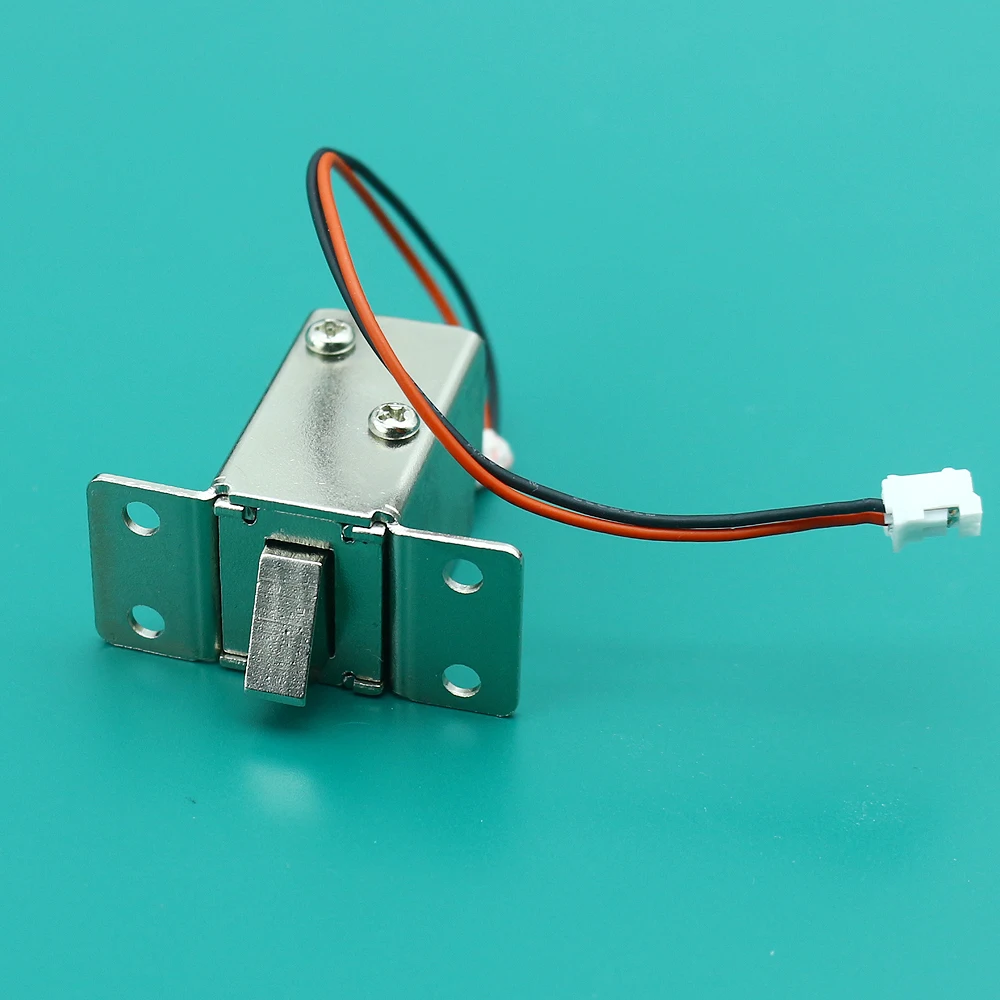 Small electric lock 6v12v embedded solenoid release assembly mini electromagnetic door lock electric bolt lock